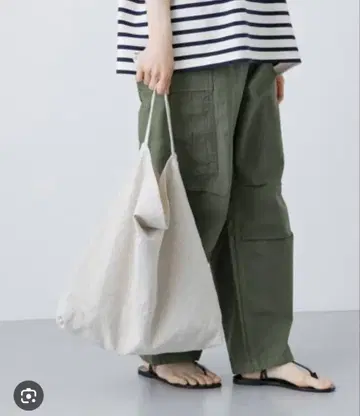 택 포함 새상품 카구레 코튼 린넨 토트백 어반 리서치 도어스