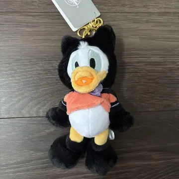 디즈니 할로윈 도날드 봉제 인형 키링 키체인 분장