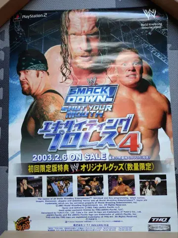 WWE 포스터 ( HHH. 언더테이커. 레스너 )