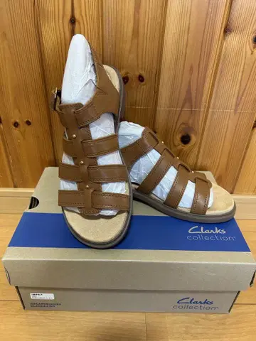 클락스 샌들 트리바니 럭스 가죽 23.5cm