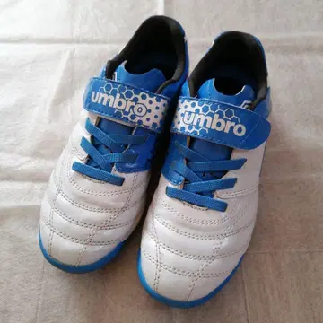 UMBRO 신발 20cm 화이트/블루 축구 풋살