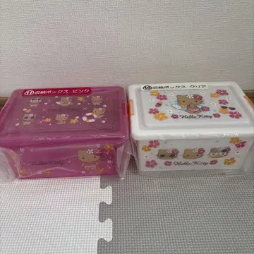 산리오 복권 일광화상 키티 수납 박스 2세트