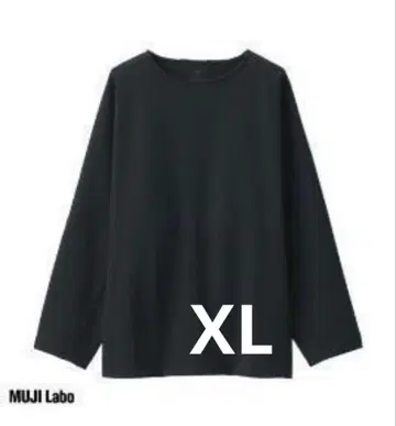 무인양품 MUJI Labo 발수 이중 편직 긴팔 풀오버 남녀 공용 XL