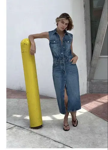 ZARA 데님 원피스 [ 새상품급 ]