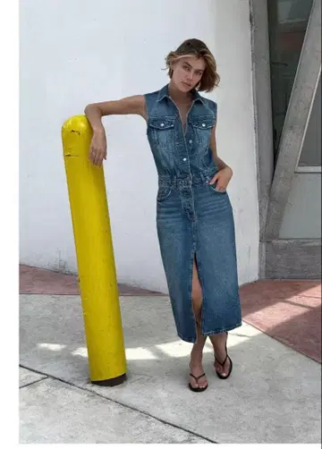 ZARA 데님 원피스 [ 새상품급 ]