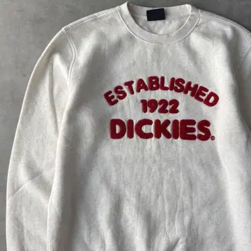 14133 DICKIES 파일 로고 맨투맨 트레이닝복