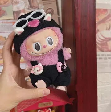 Labubu 귀도리 모자 옷 갈아입기 의류