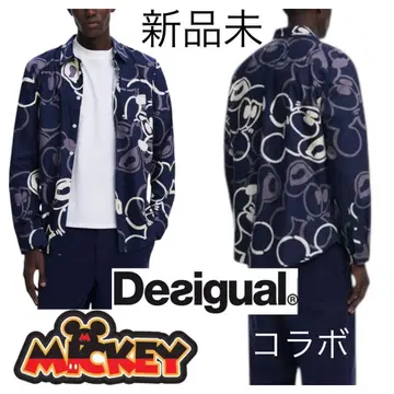 새상품 미 Desigual 디즈니 미키마우스 콜라보 실루엣 셔츠