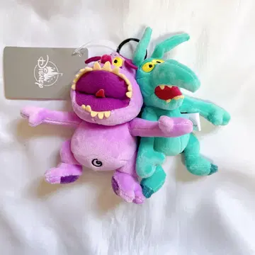 DISNEY VILLAINS 페인 & 패닉 봉제 인형 키링
