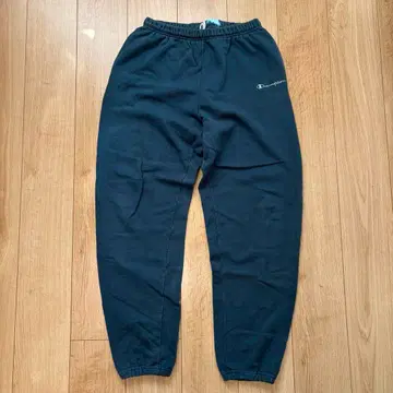 Champion 스웨트 팬츠 블루 USA제 자수 로고 페이드