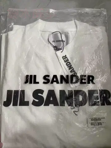 JIL SANDER 화이트 T셔츠 M