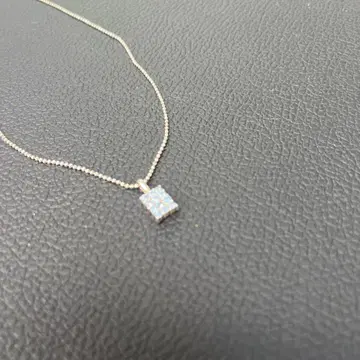 실버 스퀘어형 펜던트 목걸이