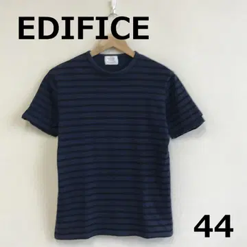 A0903A07 [ EDIFICE ] 레이어드 보더 T셔츠