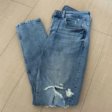 ZARAMAN 라이트 블루 데미지 스키니