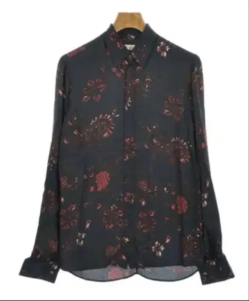 DRIES VAN NOTEN 15-16AW 실크 올 패턴 셔츠