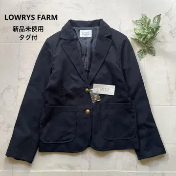 미사용 새상품 택 포함 LOWRYS FARM 테일러드 자켓 네이비 M