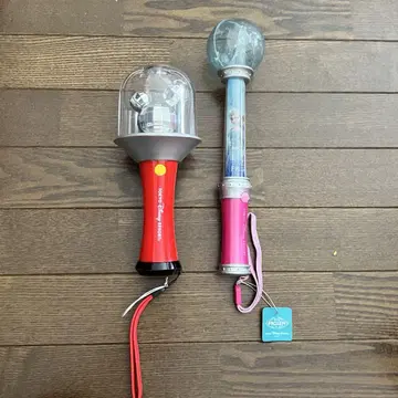 디즈니 리조트 빛나는 스틱 안나 미키 엘사 올라프