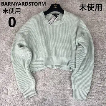 [ 미사용 ] BARNYARDSTORM 밴야드 스톰 니트 민트 그린
