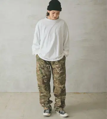 카모플라쥬 카고 팬츠 XS