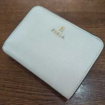 S177: 새상품급 FURLA 훌라 접이식 지갑 화이트