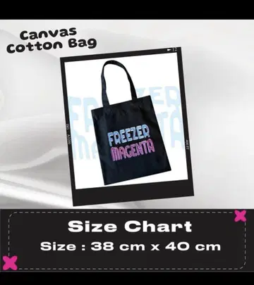 bossneul FREEZER x MAGENTA 콜라보 토트백