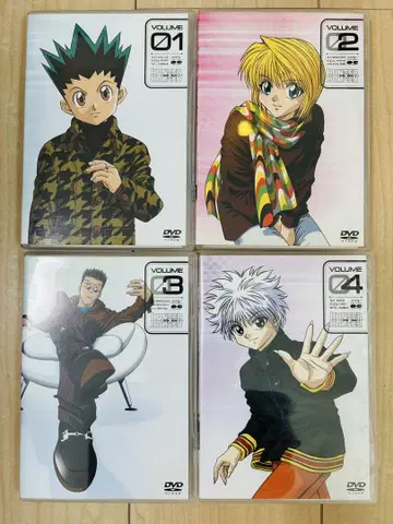 포스터 2매 포함*HUNTER x HUNTER DVD 1-4권 세트
