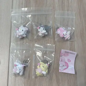 [ 미사용 새상품 ] 가챠가챠 산리오 꿈꾸는 엔젤 스윙 핑크 컴프