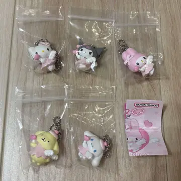 [ 미사용 새상품 ] 가챠가챠 산리오 꿈꾸는 엔젤 스윙 핑크 컴프