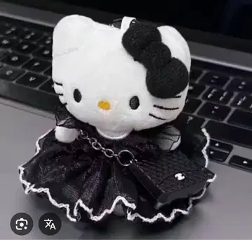 헬로키티 블랙 드레스 키링