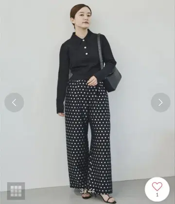 IENA 칼라 숏 니트 PO 18,700엔