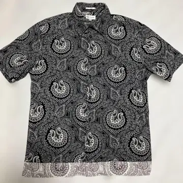 폴스미스 런던 페이즐리 무늬 컷오프 셔츠