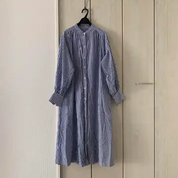 저널 스탠다드 리룸 코튼 포플린 개더 원피스