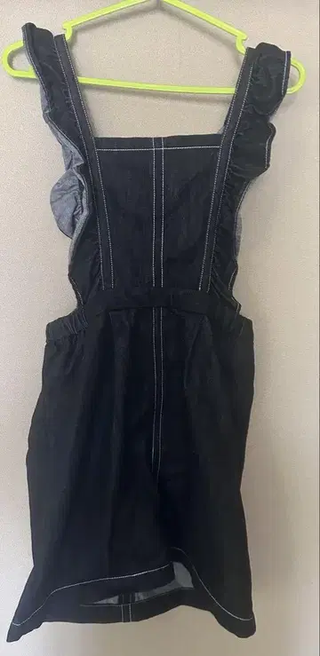 merryjenny 2way 데님 프릴 미니 원피스