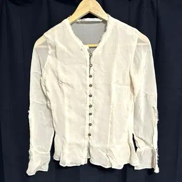 ZARA STUDIO 컷팅 시어 가디건 자라