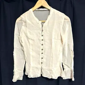 ZARA STUDIO 컷팅 시어 가디건 자라