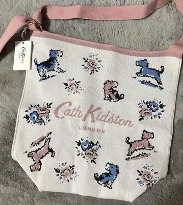 캐스키드슨 KNT365 콜라보 니트 백 Cath Kidston