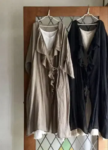 세일! 네스트로브 린넨 와시 프릴 카슈쿨 원피스 nest robe