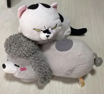개와 고양이 둘 다 키우면 매일 즐거운 봉제 인형 세트
