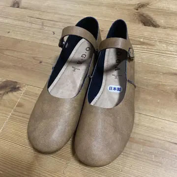 펌프스 아프지 않은 스트랩 2WAY 플랫 걸을 수 있는 라운드토 OGA