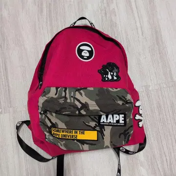 AAPE 카모플라쥬 포켓 백팩