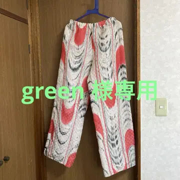 실크 명선 와이드 팬츠