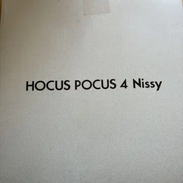 Nissy HOCUSPOCUS4 Nissy반 CD+DVD
