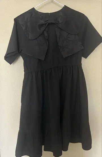 merryjenny BIG ribbon frill 미니 원피스