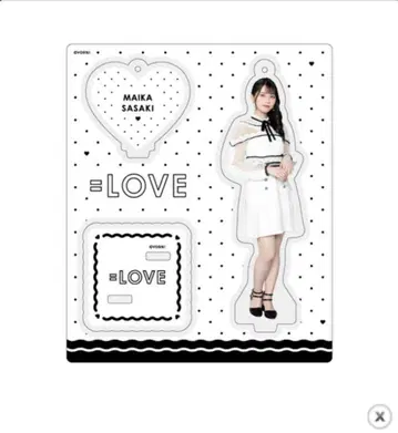 =LOVE 이코러브 사사키 마이카 4주년 의상 아크릴 스탠드