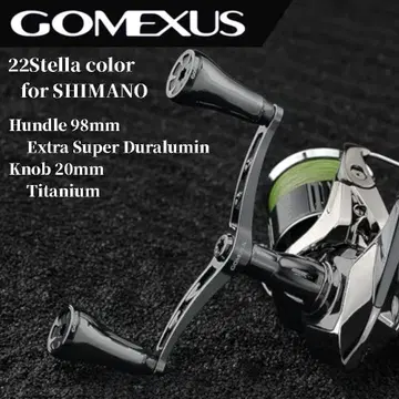 고메쿠사스 더블 핸들 T20 티타늄 노브 98mm 시마노 스텔라 컬러