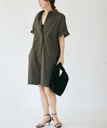 BABYLONE 숏 셔츠 올인원