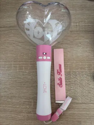 LOVE 응원봉 하트형 핑크