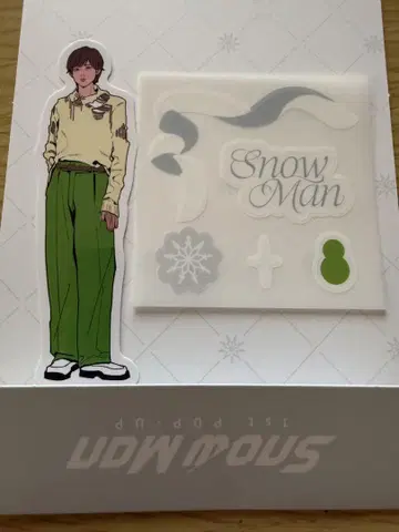 SnowMan POPUP 아베 스티커 데코 스티커 포토 카드 팩
