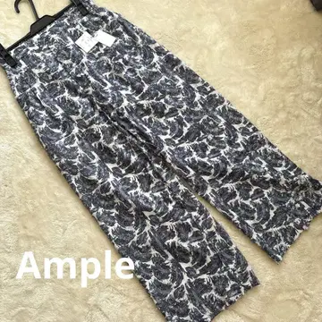 미사용 새상품 [Ample] 와이드 팬츠