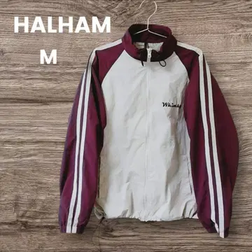 [HALHAM] 소매 라인 하이넥 지퍼 점퍼 M